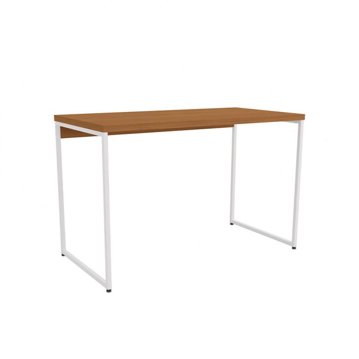 Mesa de Escritório Goya Canela e Branca 118 cm