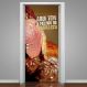 Adesivo de Porta Aqui Tem O Melhor Churrasco-73X210Cm