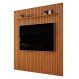 Painel TV 75 Pol 250cm Suspenso Ripado Noah D04 Freijó - Mpozenato