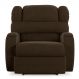 Poltrona do Papai Sala de Cinema Reclinável Kylie Power Touch Massagem USB Veludo Marrom G23