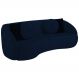 Sofa 3 Lugares 240 cm Passion Veludo SL 948 Moll