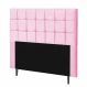 Cabeceira Estofada Espanha 195CM King Strass Suede Rosa - D A DECOR