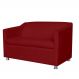 Namoradeira Decorativa Tilla Pés Cromados Suede Bordô - DS Estofados