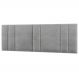 Cabeceira Modulada King 200 cm Com Led Linho Cinza VConcept