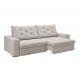 Image of Sofá 5 Lugares Retrátil e Reclinável Flexforma Premier Veludo Marfim 290 cm LI181UP38MVHMOB