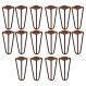 Kit 16 Pés de Metal 15 CM Hairpin Legs Mesas de Centro Puffs Bronze G41