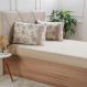 Jogo de Cama King Malha 3 Pçs Bella Cama New 190x200cm Bege