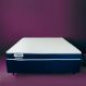 Cama Box King com Colchão Guldi Duplo Plus D28 Branca e Azul