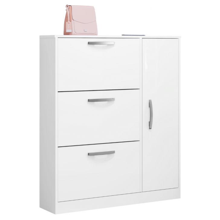 Sapateira com 4 Portas e 1 Prateleira Niterói Branco