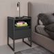 Gaveteiro Industrial com Gaveta Kinfe Preto Onix