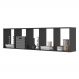 Conjunto de 5 Nichos Hawaii Preto Onix