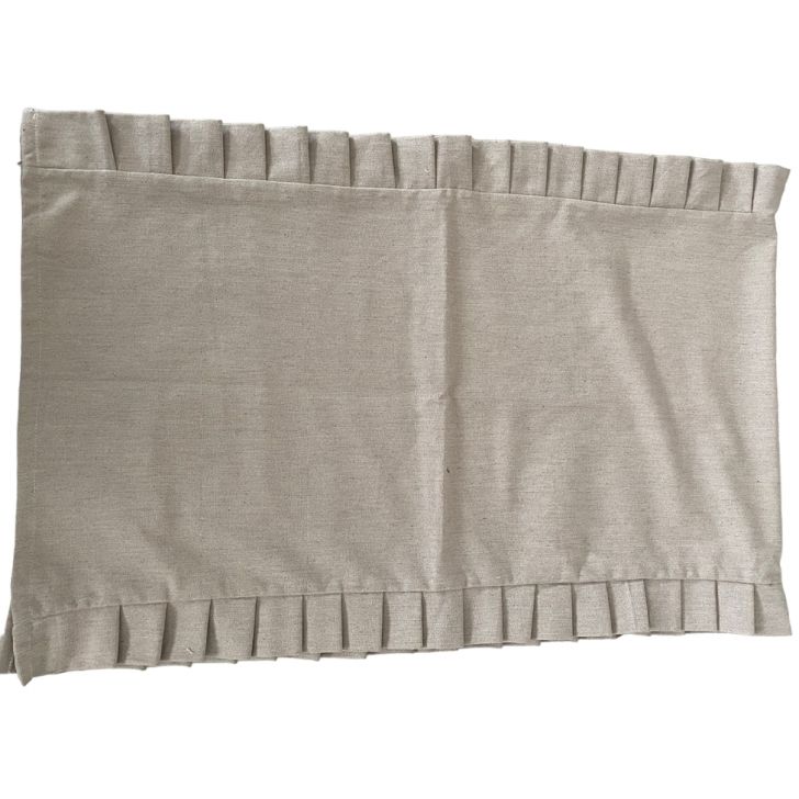 Caminho de Mesa Babado Lounge Bege