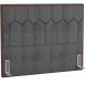 Cabeceira Cama Box Queen 160 cm P05 Londres Linho Cinza Escuro - Lyam Decor