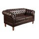 Sofá 2 Lugares Dom Pedro Chesterfield Capitonê Retrô - Couríssimo Café