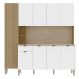 Cozinha Compacta 9P 1G 201 cm Pulse Freijo Artico Cp Riscatto Freijo KTP