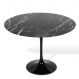 Mesa de Jantar Tulipa Saarinen Redonda 150 cm Mármore Nero