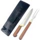 Kit Churrasco Arkhip Chef Grill 9'' Cabo Madeira Bainha
