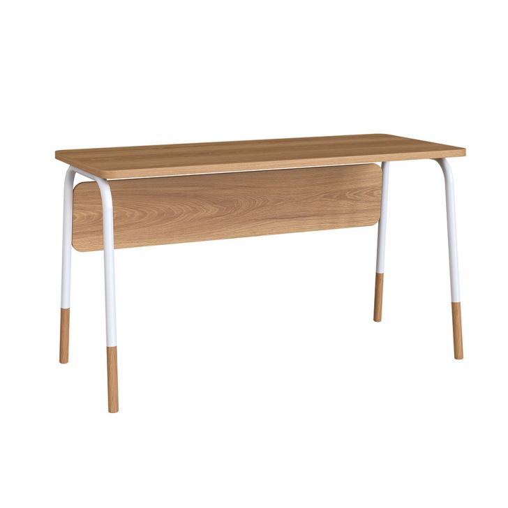 Escrivaninha Flexus Hanover e Branca 136 cm