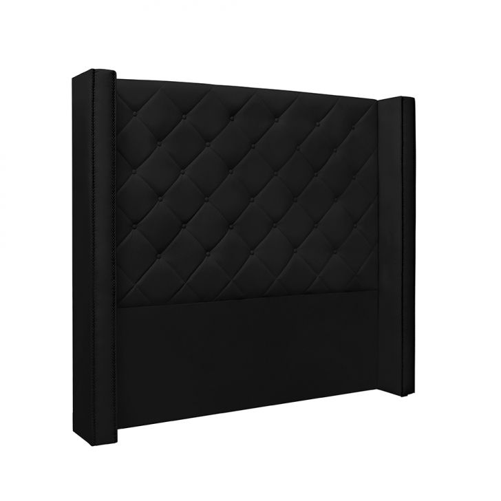 Cabeceira King Vicenza Poliuretano Preta