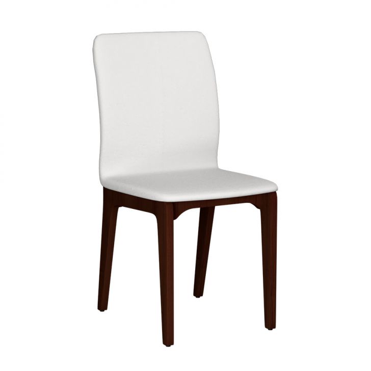 Conjunto Com 2 Cadeiras Darwin Branco E Café