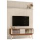 Painel para TV 65 Polegadas Composição Bancada Premax Naturale/Off White