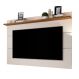 Painel para TV Vivare 1.8 Off White com Freijó - Germai Móveis