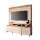 Home Estante Quantum em MDP/MDF para TV até 70 Polegadas Off White/Cinamomo G26 - Hb Móveis