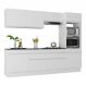 Armário de Cozinha Completa 5 peças com Rodapé MP2180 Made Multimóveis Branco