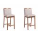 Conjunto com 2 Banquetas Dani Nogueira e Bege