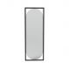 Espelho Decorativo Float Preto 123x43cm Oblongo