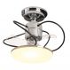 Ventilador de Teto Treviso Cromado Elegance LED Bivolt