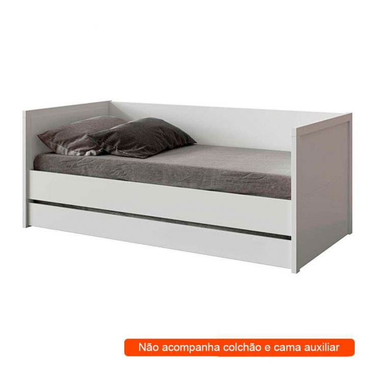 Cama Solteiro Tivoli Branca