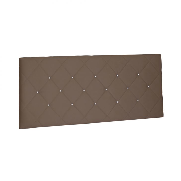 Painel para Cama Box King Tânia Suede Caramelo