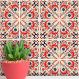 Adesivos de Azulejos Ladrilhos Hidráulicos Modelo 04-10x10cm
