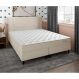 Cama Box com Cabeceira e Colchão Queen Stella Molas Ensacadas (60x158x198) Bege