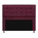 Cabeceira Copenhague 160 cm Queen Size Suede Bordô - Amarena Móveis
