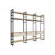 Image of Guarda-Roupa Closet Modulado Industrial Philly II 3 Gavetas Cedro e Off White 294 cm MO895CL28VNVMOB