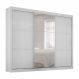 Imagem do Guarda-Roupa Casal com Espelho Malma 3PT 4GV Branco Guarda-Roupa Casal com Espelho Malma 3PT 4GV Branco
