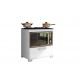 Balcão Para Cooktop 5 bocas e Forno 1 Porta Albânia Branco Bela Casa