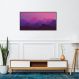 Quadro Horizonte Purple Mountain 120x60 Filete Preto
