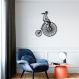 Quadro Escultura Bicicleta Antiga 100x85 Preto