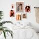 Kit 6 Quadros Viva a Diversidade Racial - com vidro