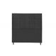 Cabeceira Pro Barcelona preta king 1,95 para cama box 1,93 botoes