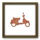 Quadro Decorativo - Scooter - 455qddm