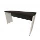 Mesa para Notebook Natus Branca e Preta 160 cm