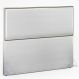Cabeceira Box Casal Com Tachas 140 cm Vicenza L02 Facto Cinza Metalizado - Lyam Decor