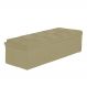 Calçadeira Casal Baú 160cm Toskana Suede Bege - DS Estofados