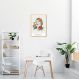 Quadro Drawn Mulher Confiante 60x43 Caixa Marfim