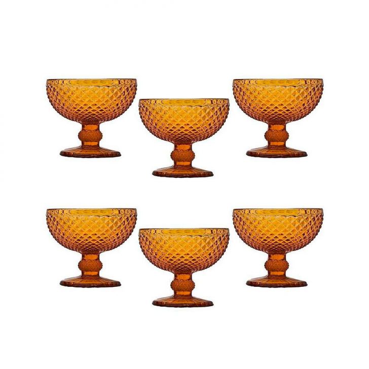 Kit Taças Com 6 Peças Cuervo Âmbar 300 Ml