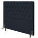 Cabeceira Cama Box Casal 140cm Diamante D10 Corano Preto - Mpozenato